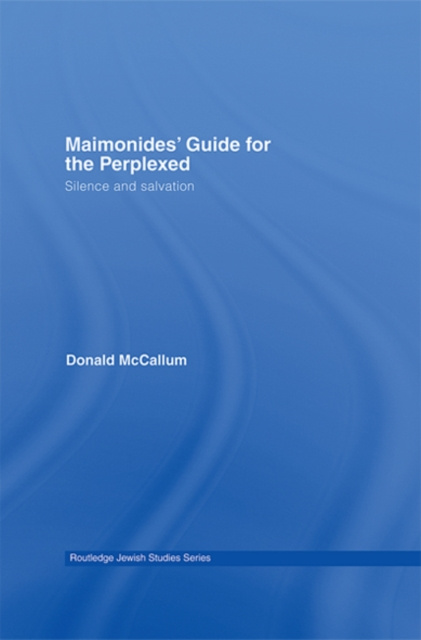 E-book Maimonides' Guide for the Perplexed Donald McCallum