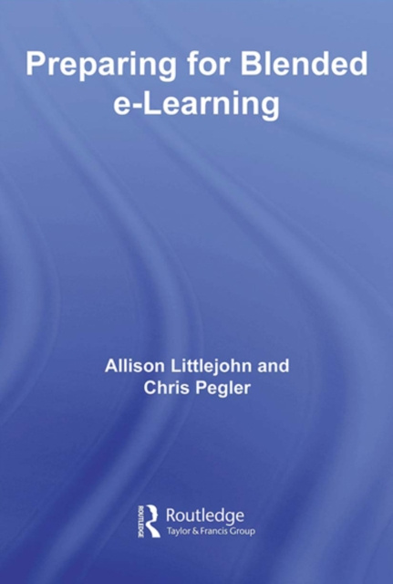 E-book preparing for blended e-learning Allison Littlejohn