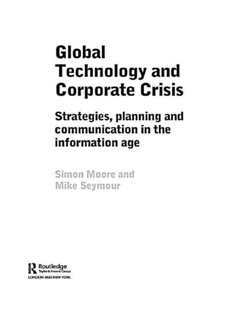 E-kniha Global Technology and Corporate Crisis Simon Moore