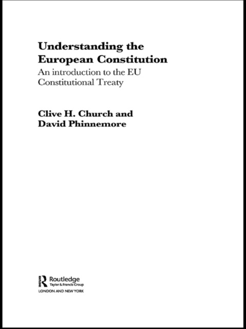 E-book Understanding the European Constitution Clive H. Church