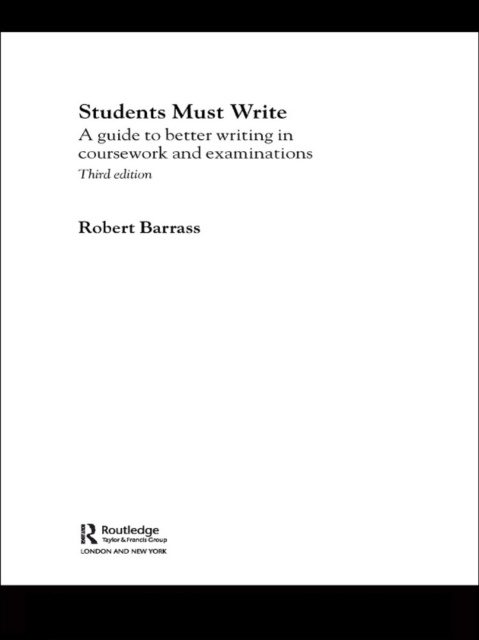 E-book Students Must Write Robert Barrass