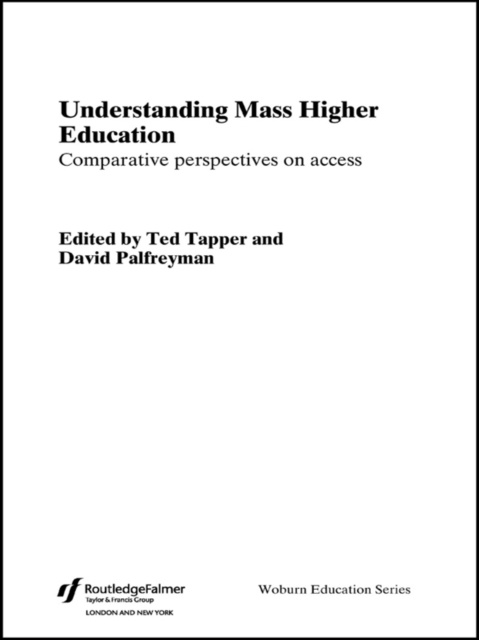 E-knjiga Understanding Mass Higher Education David Palfreyman