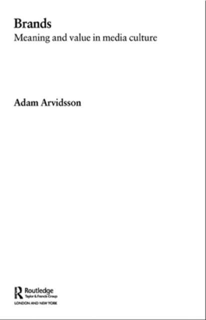 E-book Brands Adam Arvidsson