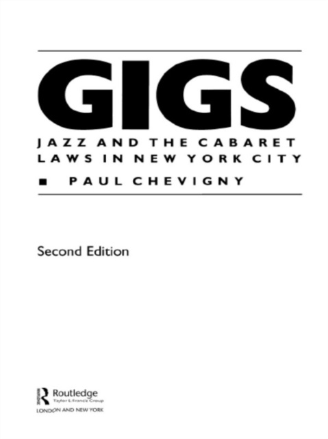 E-book Gigs Paul Chevigny