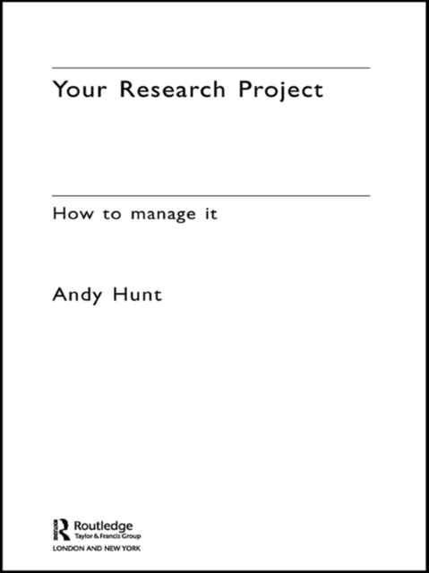 E-kniha Your Research Project Andy Hunt