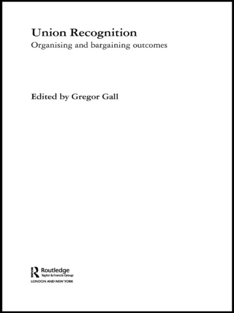 E-book Union Recognition Gregor Gall