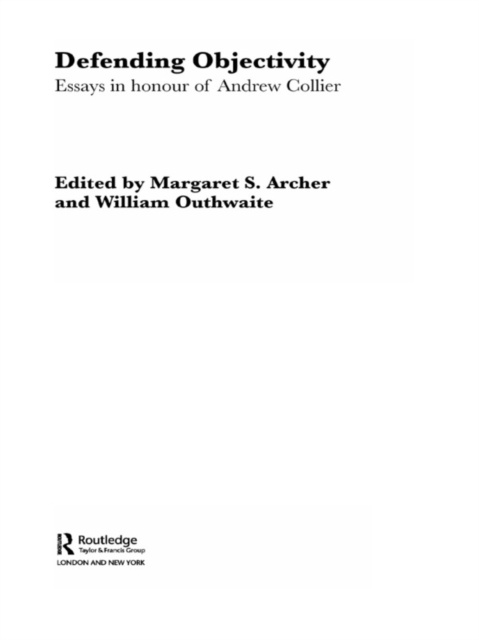 E-knjiga Defending Objectivity Margaret Archer