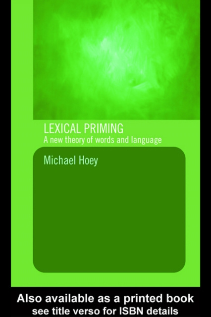 E-book Lexical Priming Michael Hoey