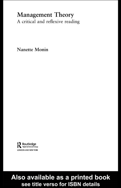 E-knjiga Management Theory Nanette Monin