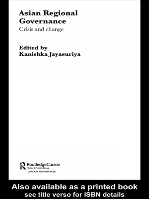 E-book Asian Regional Governance Kanishka Jayasuriya
