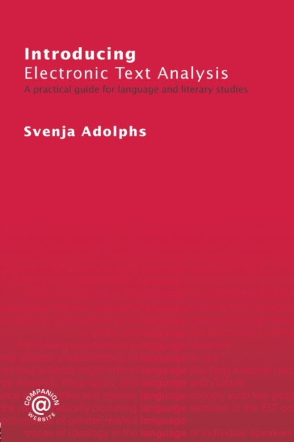E-knjiga Introducing Electronic Text Analysis Svenja Adolphs