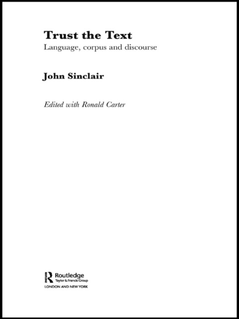 E-kniha Trust the Text John Sinclair