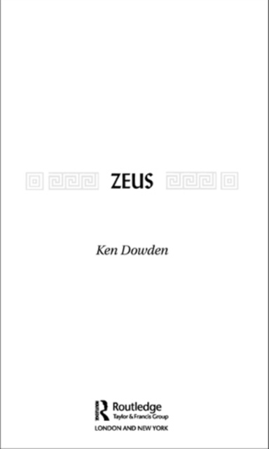 E-book Zeus Ken Dowden