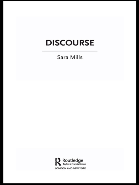 E-knjiga Discourse Sara Mills