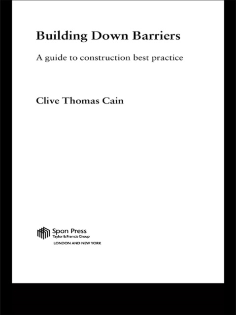 E-Book Building Down Barriers Clive Thomas Cain