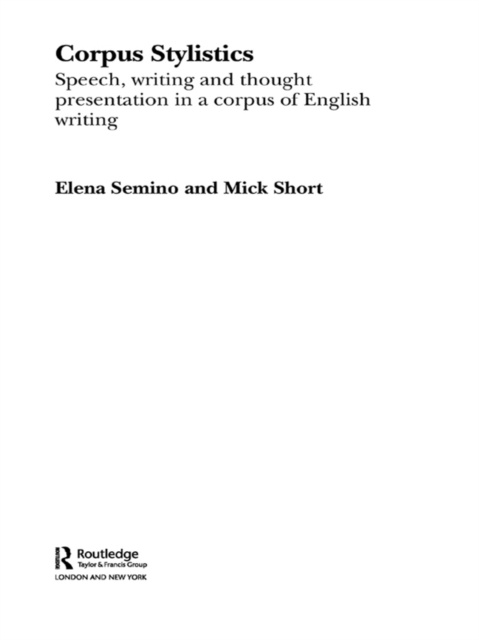E-knjiga Corpus Stylistics Elena Semino