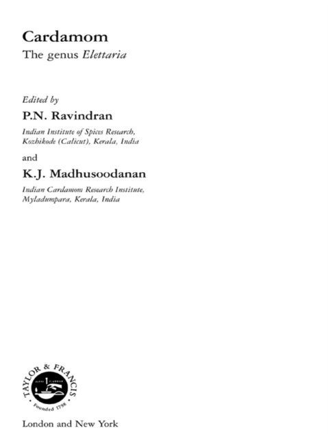 E-Book Cardamom P. N. Ravindran