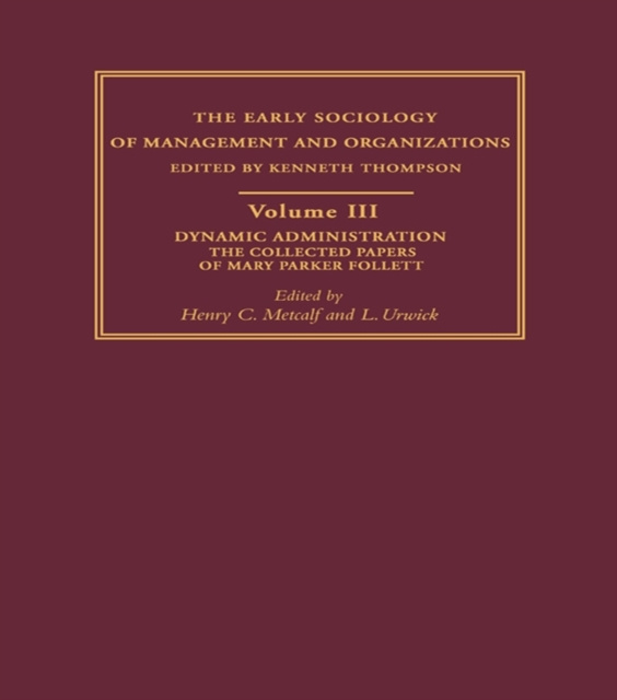 E-knjiga Dynamic Administration Henry C. Metcalf