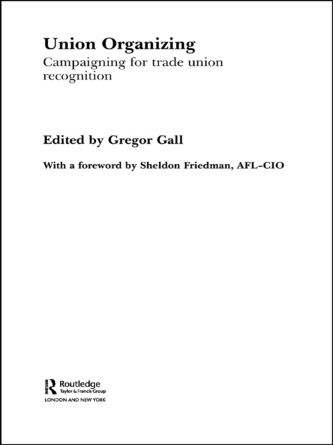 E-knjiga Union Organizing Gregor Gall