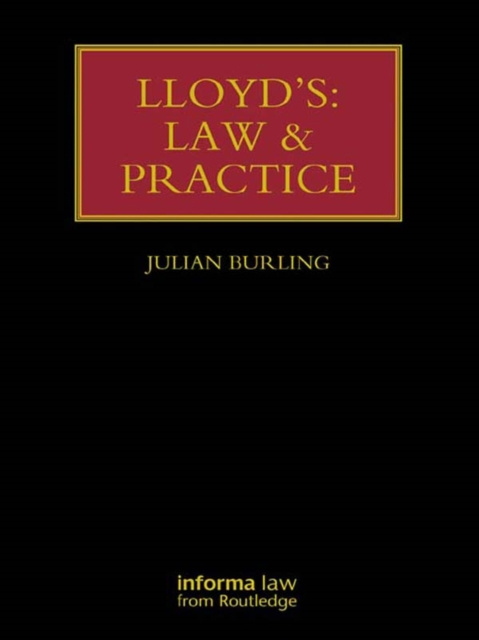E-book Lloyd's: Law and Practice Julian Burling