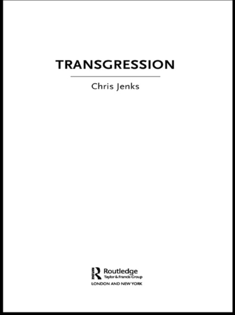E-knjiga Transgression Chris Jenks