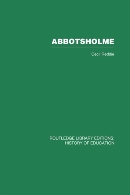 E-book Abbotsholme Cecil Reddie