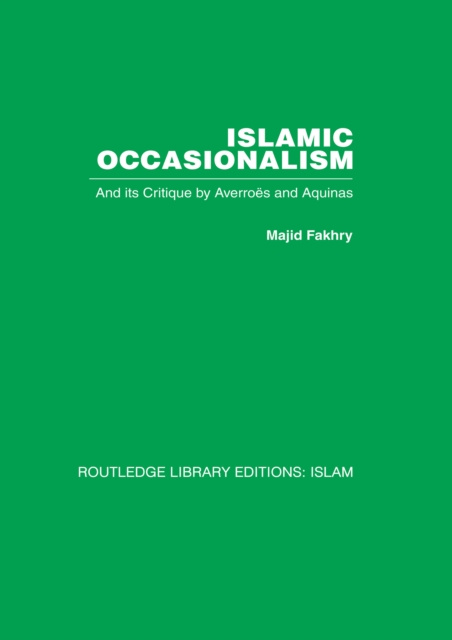 E-book Islamic Occasionalism Majid Fakhry