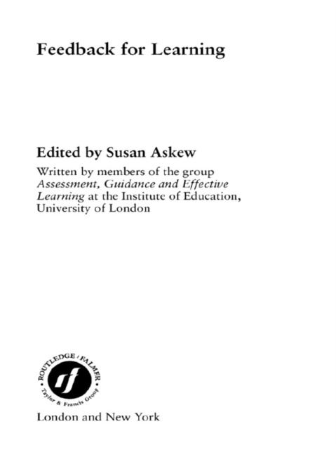 E-book Feedback For Learning Susan Askew
