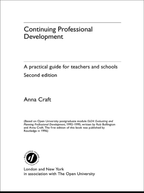 E-knjiga Continuing Professional Development Anna Craft