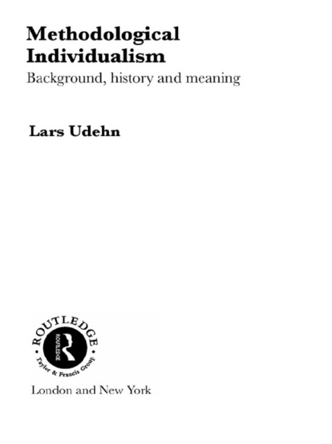 E-knjiga Methodological Individualism Lars Udehn