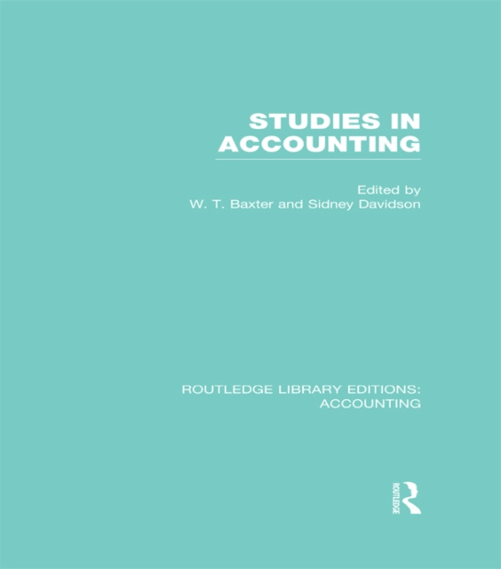 E-Book Studies in Accounting William T. Baxter