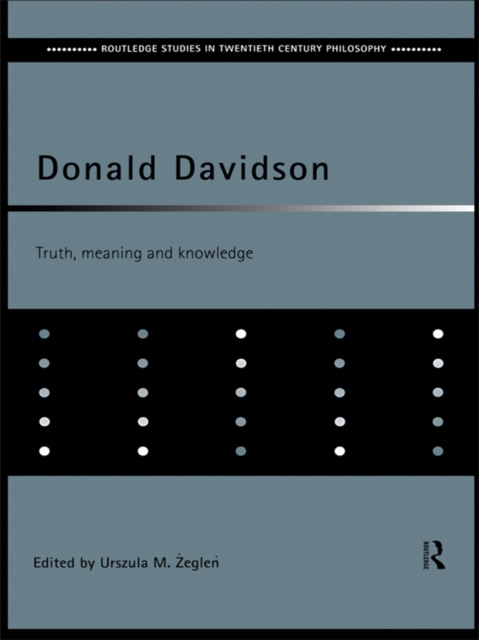 E-book Donald Davidson Urszula M. Zeglen