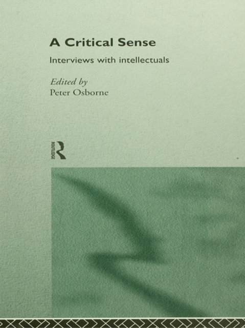 E-kniha Critical Sense Peter Osborne