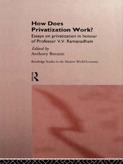 E-knjiga How Does Privatization Work? Anthony Bennett