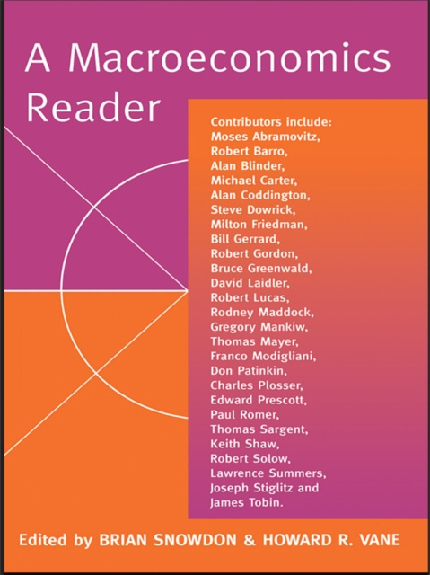 E-book Macroeconomics Reader Brian Snowdon