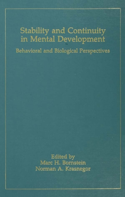 E-Book Stability and Continuity in Mental Development M. H. Bornstein
