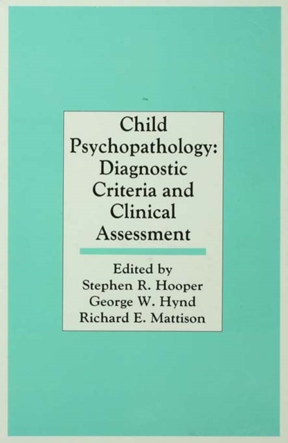 E-kniha Child Psychopathology Stephen R. Hooper