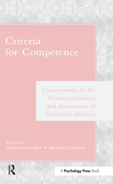 E-kniha Criteria for Competence Michael Chandler