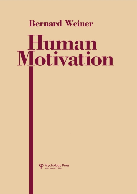 E-book Human Motivation Bernard Weiner