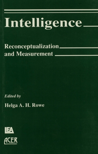 E-knjiga Intelligence Helga A.H. Rowe