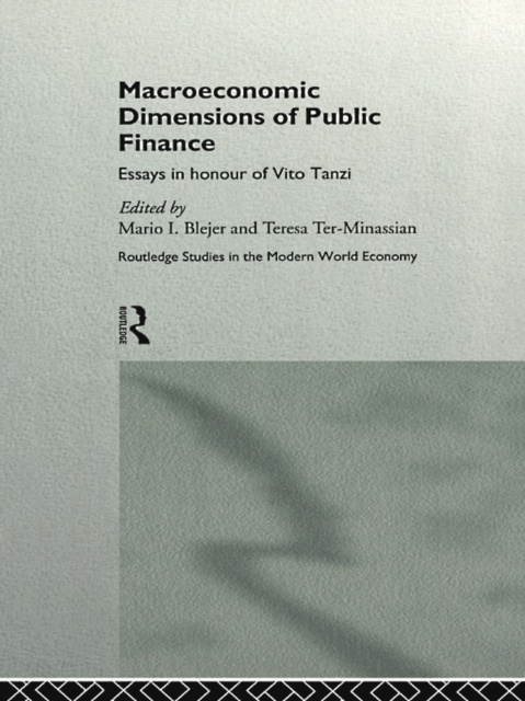 E-knjiga Macroeconomic Dimensions of Public Finance Mario Blejer
