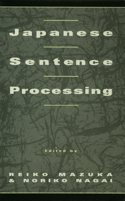 E-book Japanese Sentence Processing Reiko Mazuka