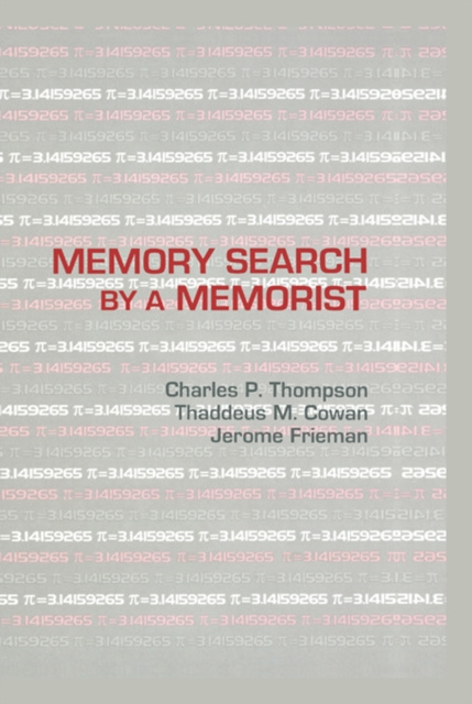 E-book Memory Search By A Memorist Charles P. Thompson