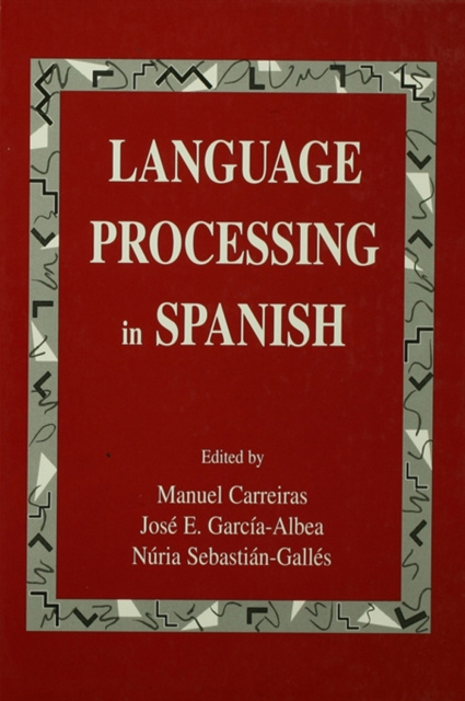 E-kniha Language Processing in Spanish Manuel Carreiras