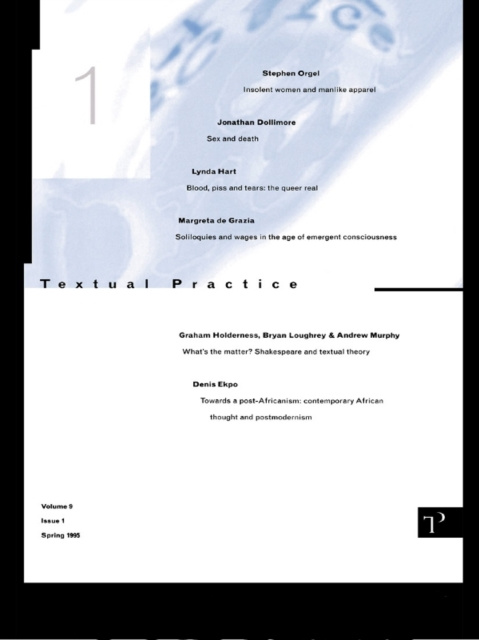 E-knjiga Textual Practice Lindsay Deputy Editor: Smith