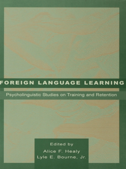 E-knjiga Foreign Language Learning Alice F. Healy