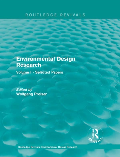 E-book Environmental Design Research Wolfgang F. E. Preiser
