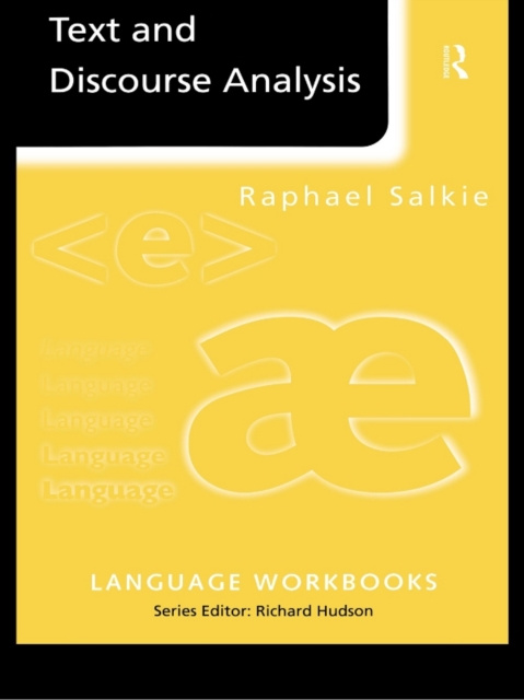 E-book Text and Discourse Analysis Raphael Salkie