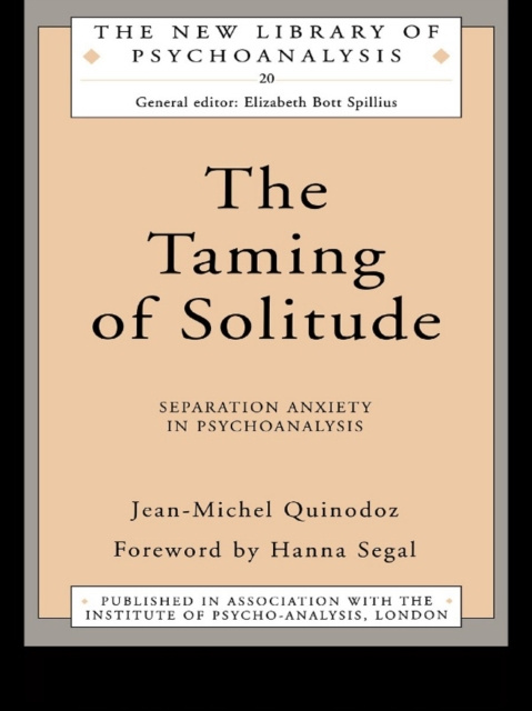 E-book Taming of Solitude Jean-Michel Quinodoz