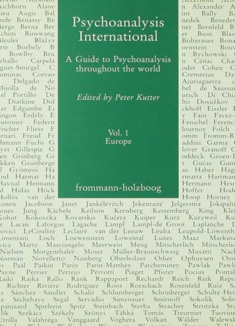 E-knjiga Psychoanalysis International, V.1 Peter Kutter